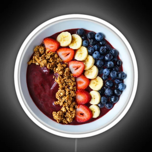 Acai Bowl RGB Neon Sign
