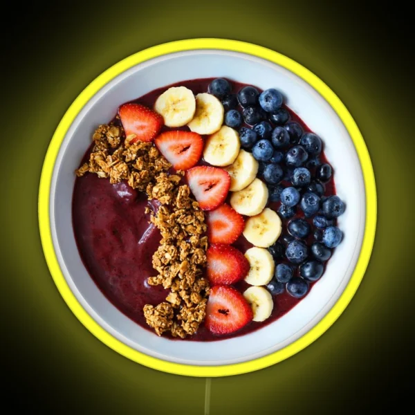 Acai Bowl RGB Neon Sign
