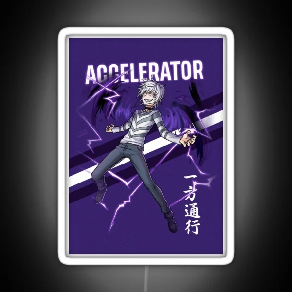 Accelerator Toaru Majutsu No Index RGB Neon Sign