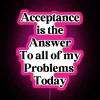Recovery support and inspiration from 12 Step program colorful neon lights.