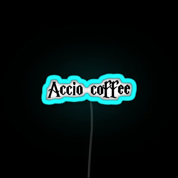 Accio Coffee RGB Neon Sign