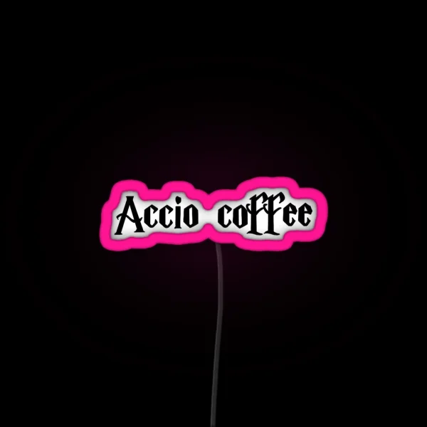 Accio Coffee RGB Neon Sign