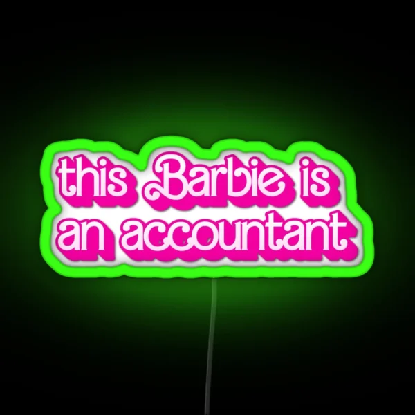 Accountant RGB Neon Sign