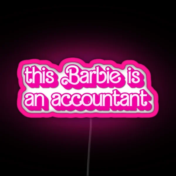 Accountant RGB Neon Sign