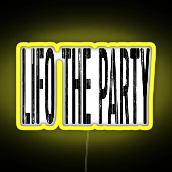 Accounting LIFO The Party RGB Neon Sign