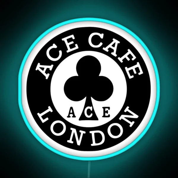 Ace Cafe London Logo Classic RGB Neon Sign