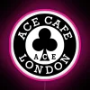 Customizable RGB LED Sign with Ace Cafe London Logo Design