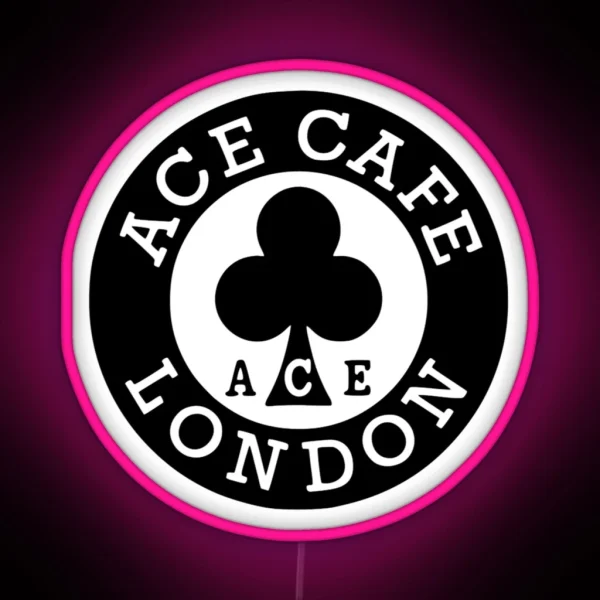 Ace Cafe London Logo Classic RGB Neon Sign