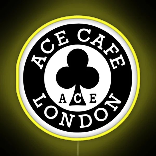 Ace Cafe London Logo Classic RGB Neon Sign