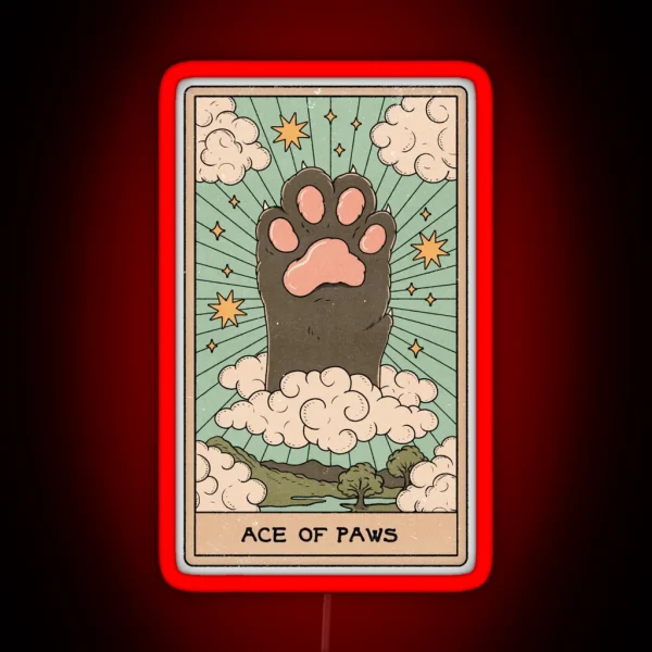 Ace Of Paws RGB Neon Sign