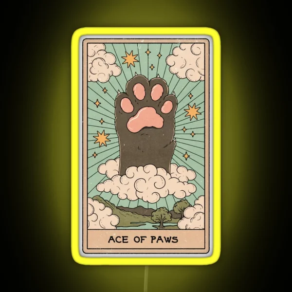 Ace Of Paws RGB Neon Sign