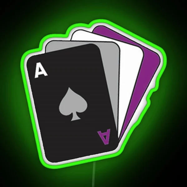 Ace Of Spades RGB Neon Sign