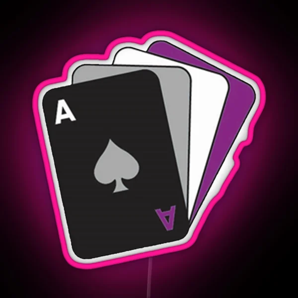 Ace Of Spades RGB Neon Sign