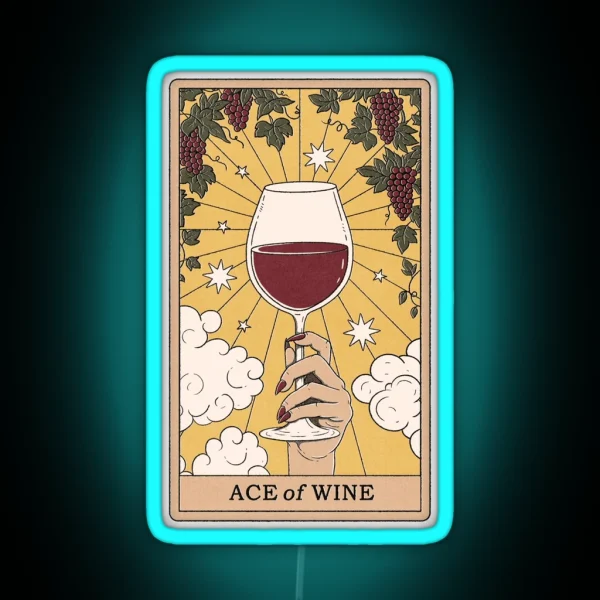 Ace Of Wine RGB Neon Sign