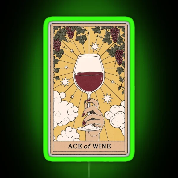 Ace Of Wine RGB Neon Sign