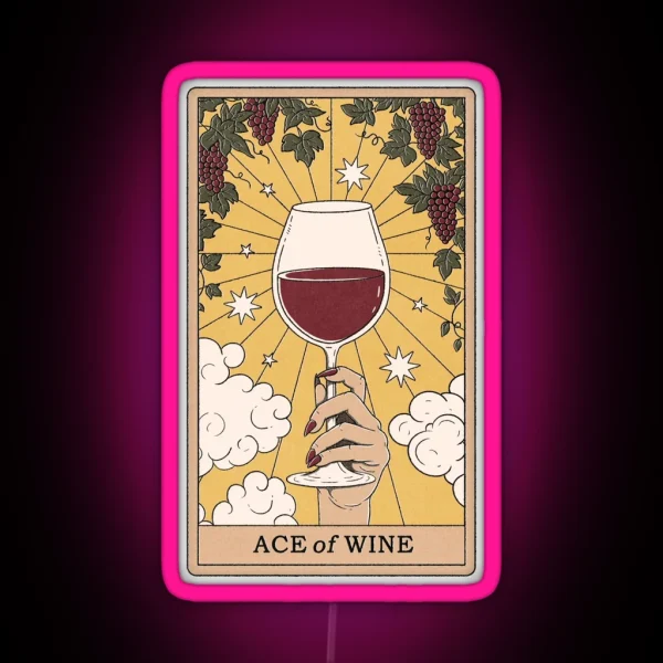 Ace Of Wine RGB Neon Sign