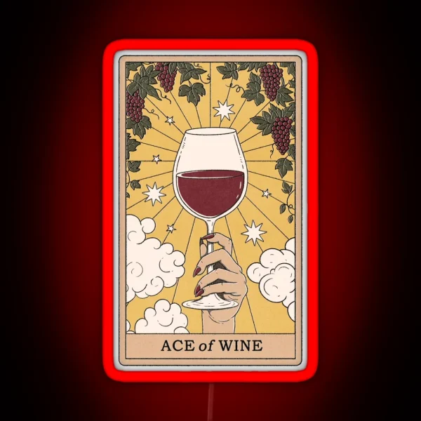 Ace Of Wine RGB Neon Sign