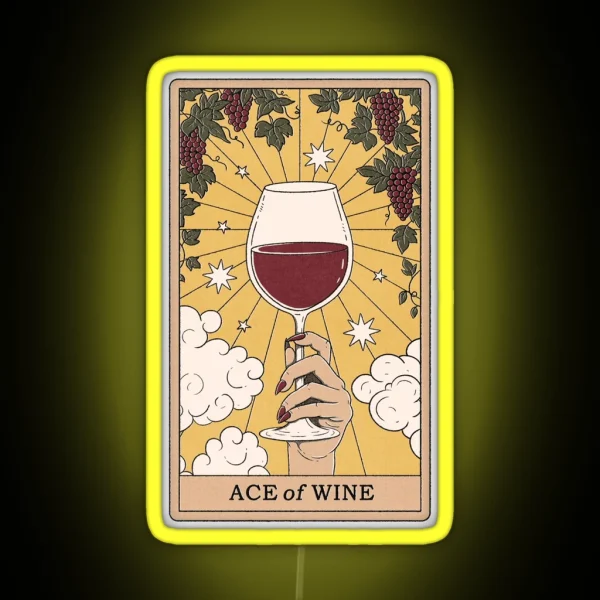 Ace Of Wine RGB Neon Sign