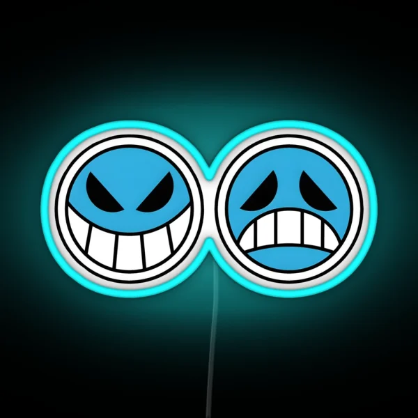 Ace Smiley RGB Neon Sign