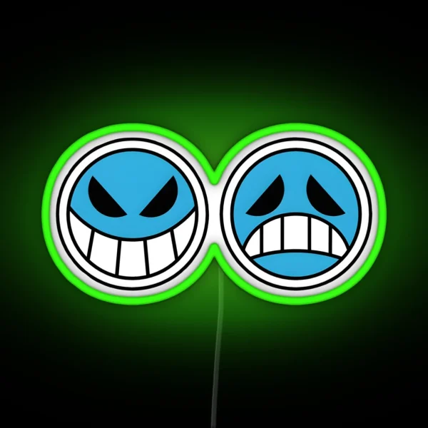 Ace Smiley RGB Neon Sign