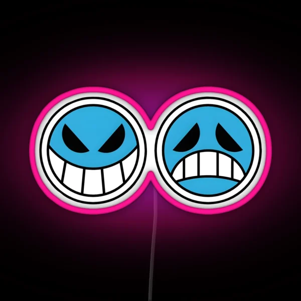Ace Smiley RGB Neon Sign