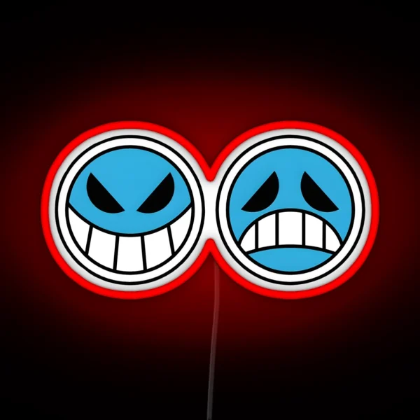 Ace Smiley RGB Neon Sign
