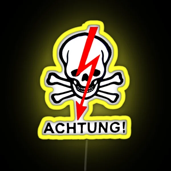 ACHTUNG RGB Neon Sign