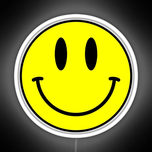 Acid House Smile Face RGB Neon Sign