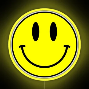 Acid House Smile Face RGB Neon Sign