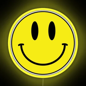 Acid House Smiley RGB Neon Sign