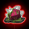 Acid Pit Natural 1 Tabletop RPG Gaming Dice RGB Neon Sign - Image 2