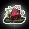 Acid Pit Natural 1 Tabletop RPG Gaming Dice RGB Neon Sign - Image 5