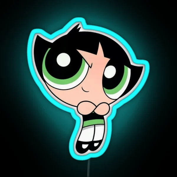 Acorn From The Powerpuff Girls RGB Neon Sign