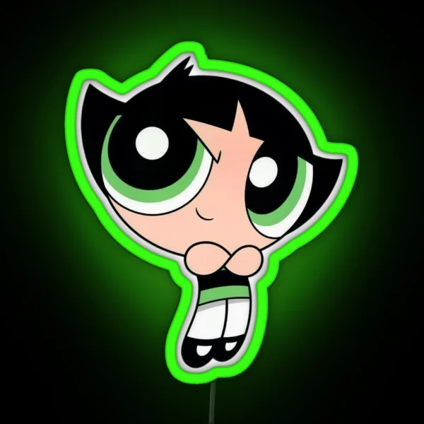 Acorn From The Powerpuff Girls RGB Neon Sign