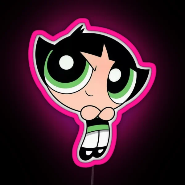 Acorn From The Powerpuff Girls RGB Neon Sign
