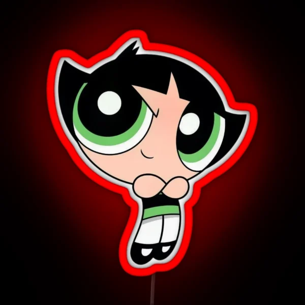 Acorn From The Powerpuff Girls RGB Neon Sign