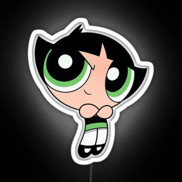 Acorn From The Powerpuff Girls RGB Neon Sign