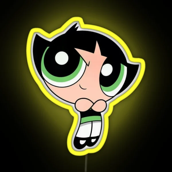 Acorn From The Powerpuff Girls RGB Neon Sign