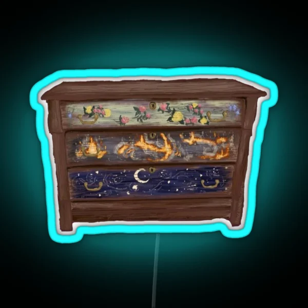 Acotar Archeron Sister S Painted Dresser RGB Neon Sign