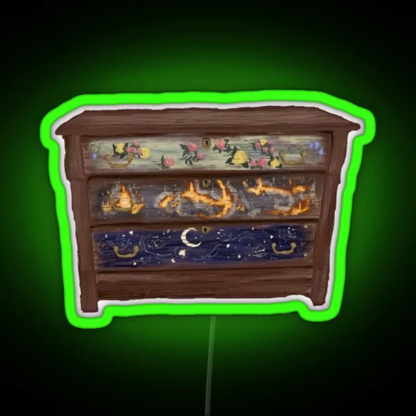 Acotar Archeron Sister S Painted Dresser RGB Neon Sign