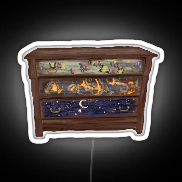 Acotar Archeron Sister S Painted Dresser RGB Neon Sign
