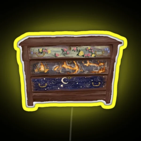 Acotar Archeron Sister S Painted Dresser RGB Neon Sign