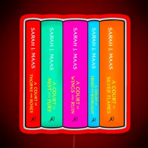 ACOTAR Book Stack Led RGB Neon Sign