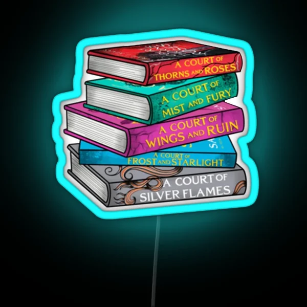 ACOTAR Books Vinyl Led RGB Neon Sign