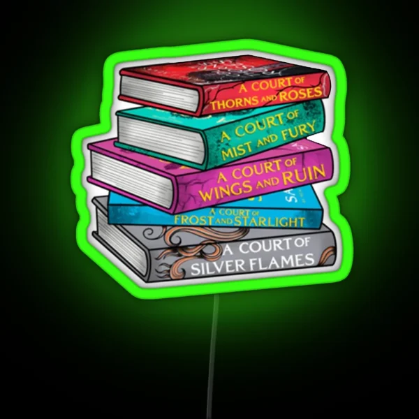 ACOTAR Books Vinyl Led RGB Neon Sign