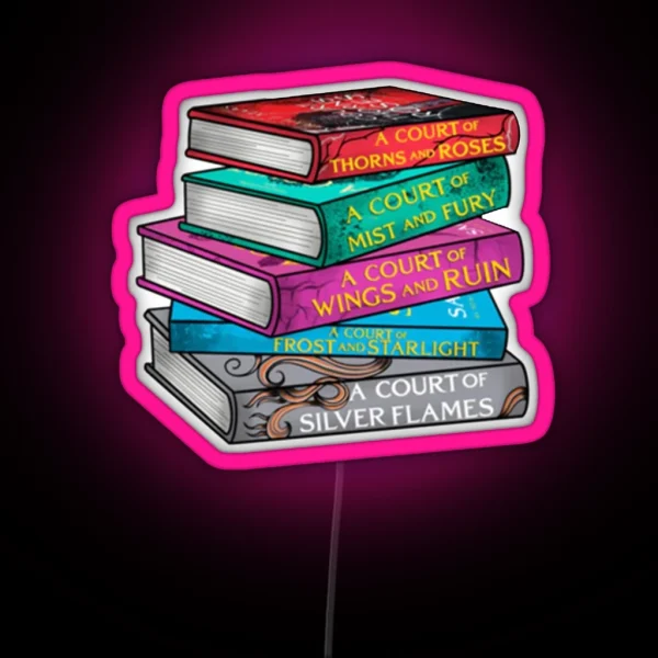ACOTAR Books Vinyl Led RGB Neon Sign