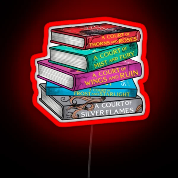 ACOTAR Books Vinyl Led RGB Neon Sign