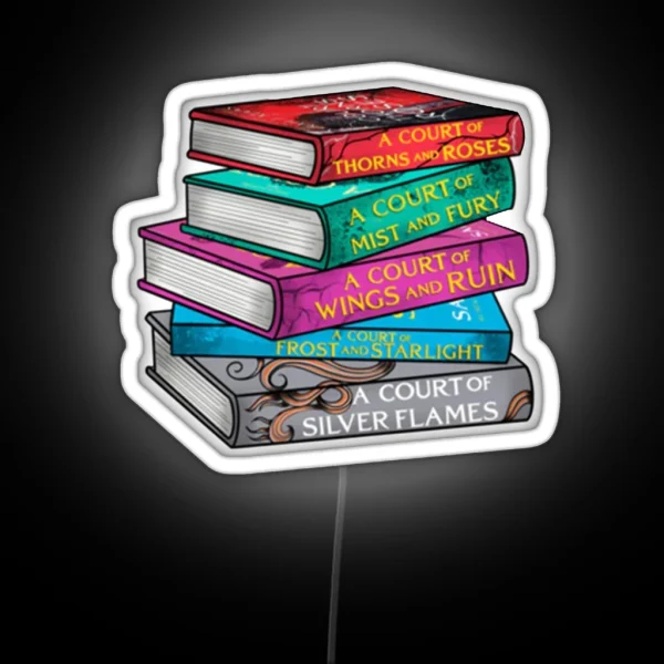 ACOTAR Books Vinyl Led RGB Neon Sign