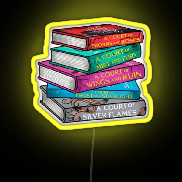 ACOTAR Books Vinyl Led RGB Neon Sign
