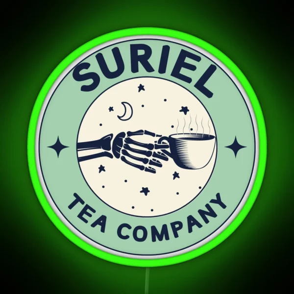 Acotar Suriel Tea Company RGB Neon Sign